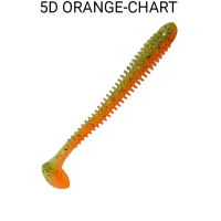 Силиконовая приманка Crazy Fish Vibro Worm 4.5" 77-115-5d-6
