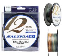 Шнур Daiwa Saltiga 12 Braid Multicolor 300m PE#5 lb88/39.7kg