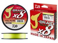 Шнур Daiwa J-Braid Grand x8 (желтый) 135m PE# 0.8 (0.10mm)