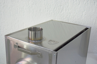 Печь Берег для палатки  "Экономка" Средняя New (съемные экраны - труба 80мм)