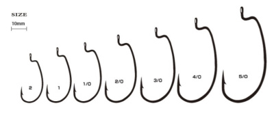 Крючок офсетный Ryugi Infini #1/0 (8шт)