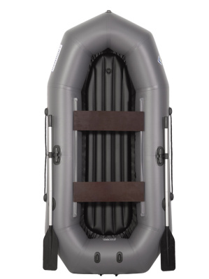 Лодка гребная под мотор Лоцман Профи 300 ВНД (серый)
