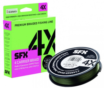 Шнур Sufix SFX 4X 135m 0.165mm/8.6 kg PE#1.0