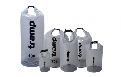 Гермомешок Tramp прозрачный 70 л (TRA-108)