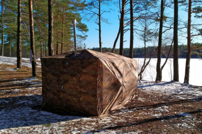 Универсальная палатка Берег Кубоид 4.40 Двухслойный ( нового образца ) (440х220/190 см)