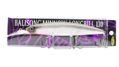 Воблер Deps Balisong Minnow 130SF Longbill 29S Skeleton Dazzler