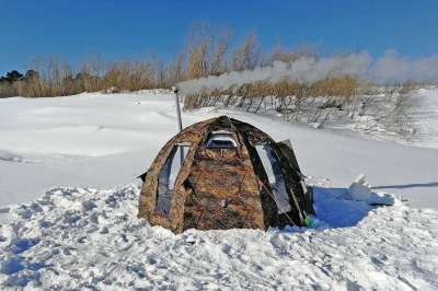 Палатка-шатер Берег УП-2 Люкс прут 8 mm (340х340/190 см)