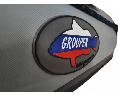 Лодка Grouper GR 350 НДНД (серо-светлосиний) модель 2026г