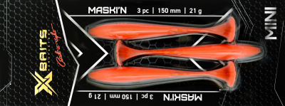 Силиконовая приманка Xbaits Maski'n Mini 150 mm MAM302 (3шт)