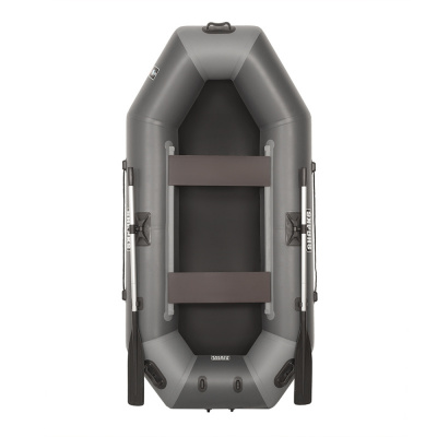 Лодка гребная под мотор Sharks S270 Люкс серо/чёрный (пол-книжка)