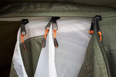 Всесезонная палатка Берег МФП-4 Камыш (400х400/215 см) + Пол + Дверь