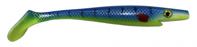 Силиконовая приманка Strike Pro Pig Shad #YELLOW-BLUE (1 шт.)