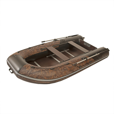 Лодка моторная килевая Пилот М-330 (чёрный-камуфляж)