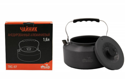 Чайник туристический Tramp из анодированного алюминия 1.6 л TRC-117