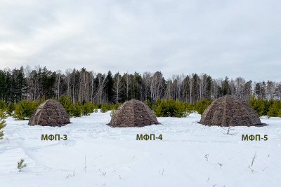 Всесезонная палатка Берег МФП-4 Камыш (400х400/215 см) + Пол + Дверь