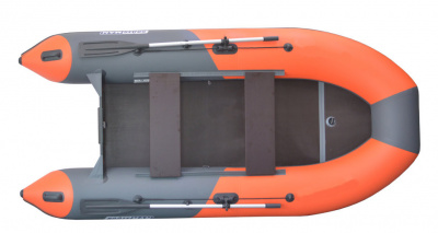 Надувная лодка Boatsman BT330K (графитово-оранжевый) модель 2026 г