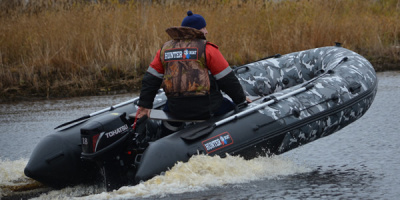 Лодка ПВХ Хантер 350 ПРО Камуфляж