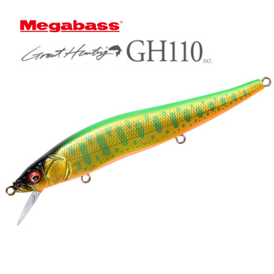 Воблер Megabass GH110 Vision Oneten LZ LIME BACK GOLD OB
