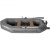 Лодка гребная под мотор Лоцман Профи С-280 МПРС серый (реечная слань, приставка под мотор)