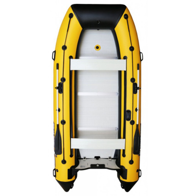 Лодка Polar Bird 385М New Merlin Стеклокомпозит (чёрно-желтый)