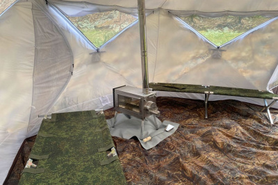 Палатка-шатер Куб Берег Гексагон Двухслойный (465х230/210 см)