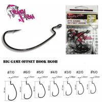 Офсетный крючок Crazy Fish Big Game Offset Hook №3/0 7 шт