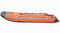 Надувная ПВХ лодка X-River Rocky 335 (оранжевый, серая фурнитура) + дублирование тканью ПВХ дна