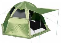 Летняя палатка-шатёр Лотос 5 Мансарда (2022) + Внутренняя палатка + Пол влагозащитный + Стойки 
