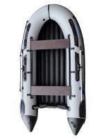 Надувная ПВХ лодка X-River Grace Wind 360 НДНД (бело-серая, серая фурнитура)