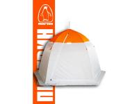 Зимняя палатка Зонт "Mr. Fisher 3" Люкс бело-оранжевый