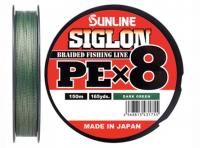 Шнур Sunline Siglon PE X8 Dark Green 150m #1.5 25lb