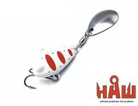 Тейл-Спиннер НАШ ТС-1 20g #Белый-Красный