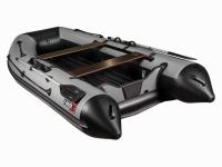 Надувная ПВХ лодка X-River Agent 360 НДНД (серо-белая , серая фурнитура)