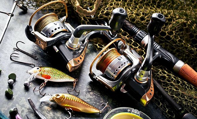 катушки и спиннинги
