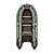 Лодка ПВХ Ривьера Компакт 3200 СК "Касатка" зеленый/черный