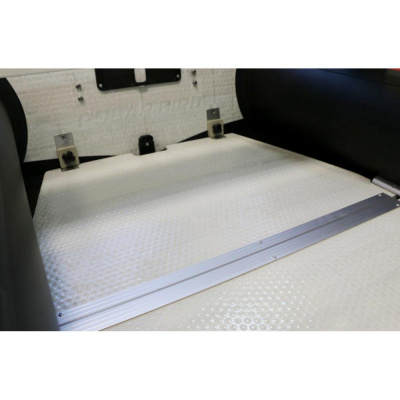 Лодка Polar Bird 320М New Merlin Стеклокомпозит (чёрно-красный) модель 2025 г + рым/ролик