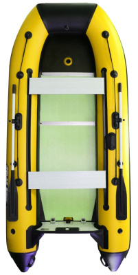 Лодка Polar Bird 340М (Лайт) Стеклокомпозит (Чёрно-желтый)