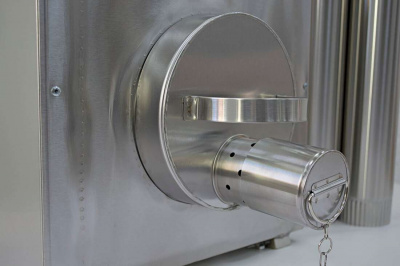 Печь Берег для палатки  "Экономка" Большая New (съемные экраны - труба 80мм)