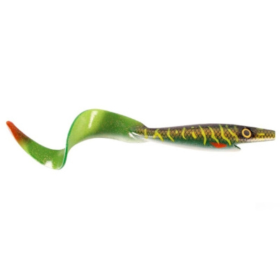 Силиконовая приманка Strike Pro Giant Pig Tail 40 #MN3 погремушка в хвосте