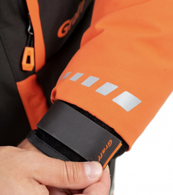 Костюм рыболовный Graff (поплавок -15°С) (215ОВ-11 черно-оранжевый) размер L (176-182)