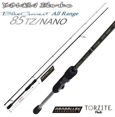 Спиннинг Yamaga Blanks BlueCurrent 85/TZ Nano ALL-Range 2.57m 3-21gr