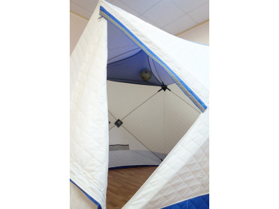 Зимняя палатка Призма Премиум Термолайт 215*215 Композит (3-сл) (бело-синий)