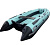 Лодка ПВХ ORCA 305НД (бирюзово - серый)
