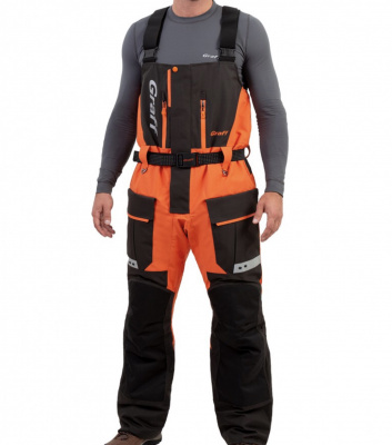Костюм рыболовный Graff (поплавок -15°С) (215ОВ-11 черно-оранжевый) размер XL (176-182)