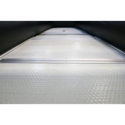 Лодка Polar Bird 385М New Merlin Стеклокомпозит (черно-белый) модель 2025 г + рым/ролик