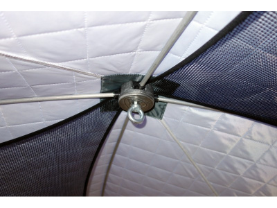 Зимняя палатка Призма Премиум Термолайт 215*215 Композит (3-сл) (бело-оранжевый)