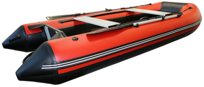 Лодка Polar Bird 340М (Лайт) Стеклокомпозит (Чёрно-серый)