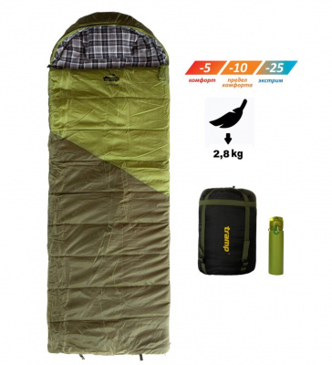 Спальный мешок одеяло Tramp Kingwood Regular (правый) 220*80 см (-25°C)