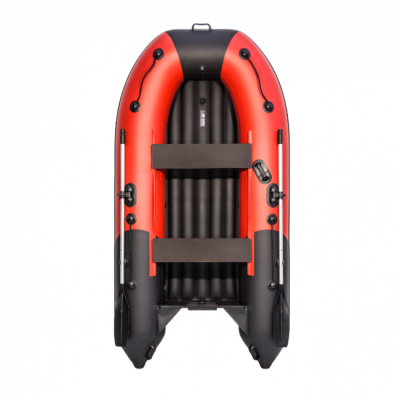 Лодка ПВХ Ривьера Компакт 2900 НДНД "Комби" красный/черный