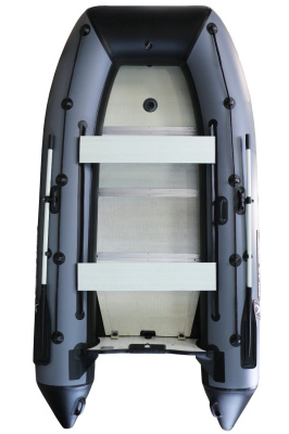 Лодка Polar Bird 320М New Merlin Стеклокомпозит (чёрно-серый) модель 2025 г + рым/ролик